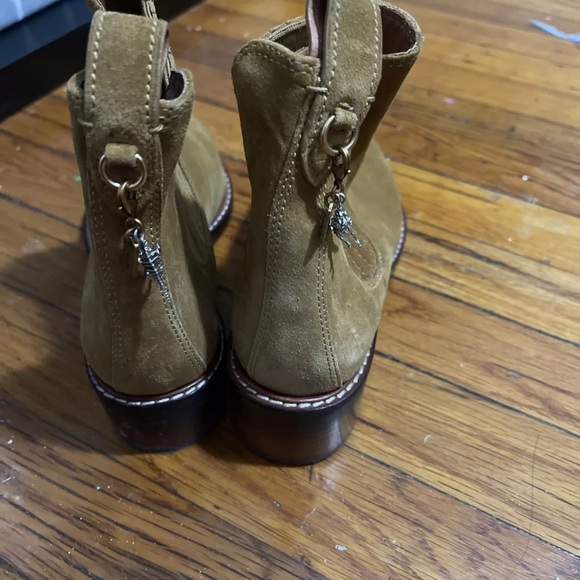 Coach Womens C2PD Pointed Toe Ankle Boots & Booties Fashion, Brown, Size 7.5 - Picture 6 of 8